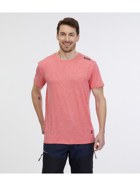 Sam 73 Коралова мъжка тениска на райета SAM 73 Fortunato