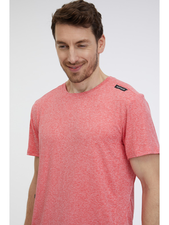 Sam 73 Коралова мъжка тениска на райета SAM 73 Fortunato