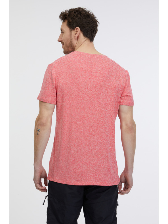 Sam 73 Коралова мъжка тениска на райета SAM 73 Fortunato
