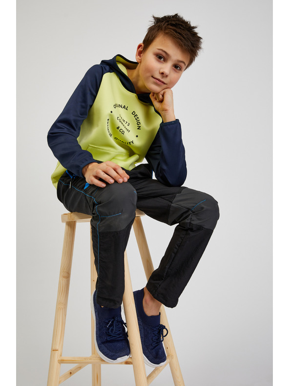 Sam 73 Синьо и жълто момчешко качулка SAM73 Draco