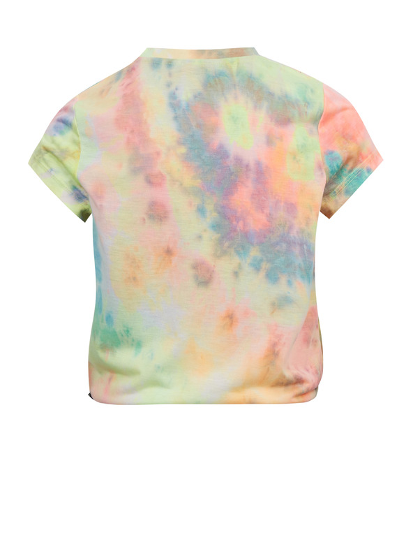 Sam 73 Тюркоазена и жълта шарена тениска за момичета SAM73 Auriga