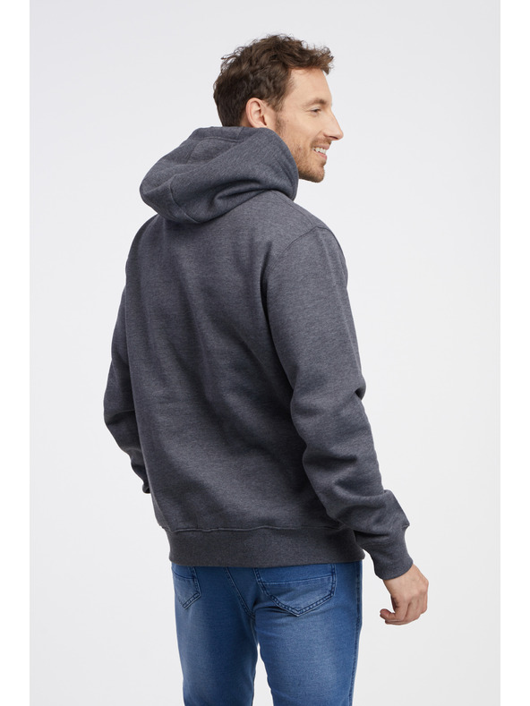 Sam 73 Сива мъжка качулка SAM 73 Albus