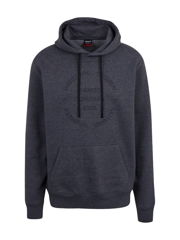 Sam 73 Сива мъжка качулка SAM 73 Albus