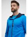 Sam 73 Син мъжки суитшърт с качулка с цип SAM 73 Emanuel