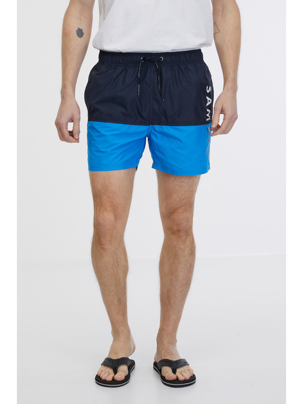 Sam 73 Син мъжки бански костюм SAM 73 Eduardo