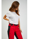 Sam 73 Черно-червен дамски панталон с подвижен крачол SAM73 Aries