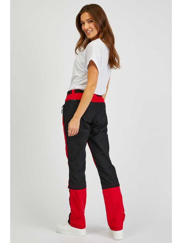 Sam 73 Черно-червен дамски панталон с подвижен крачол SAM73 Aries