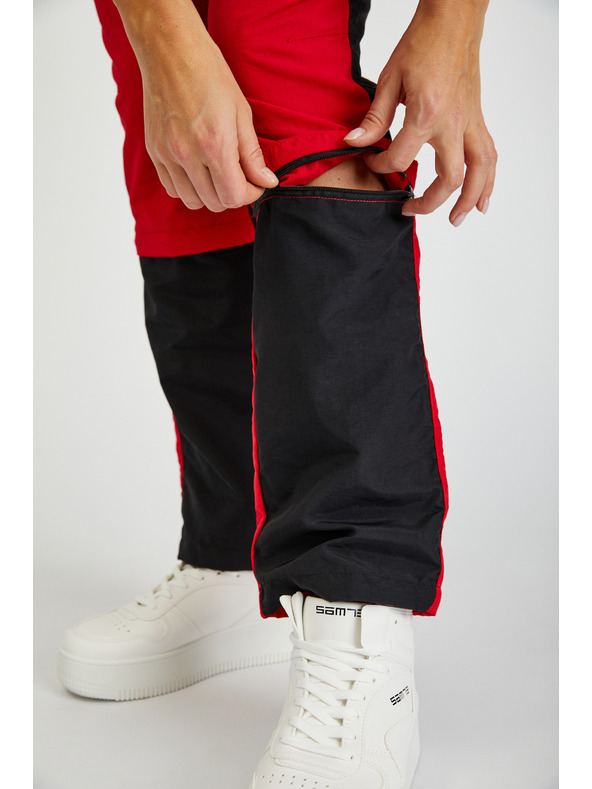 Sam 73 Черно-червен дамски панталон с подвижен крачол SAM73 Aries