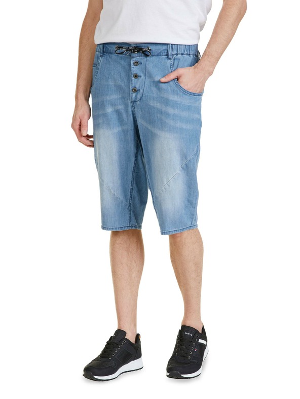 Sam 73 Сини мъжки къси панталони от деним SAM 73 Kash