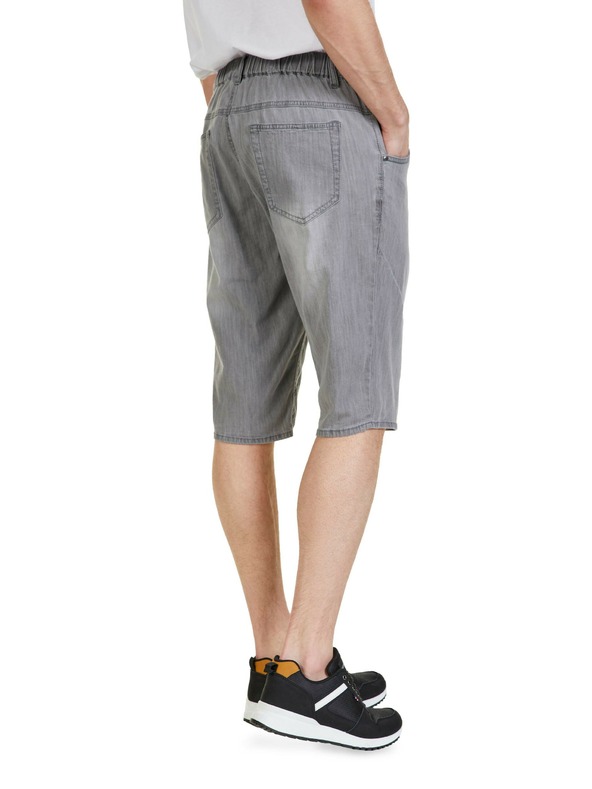 Sam 73 Сиви мъжки къси панталони от деним SAM 73 Kash