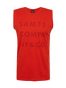 Sam 73 Червено мъжко потник с надпис SAM 73 Edgar