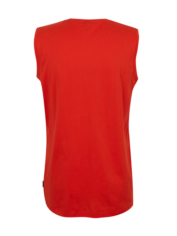 Sam 73 Червено мъжко потник с надпис SAM 73 Edgar