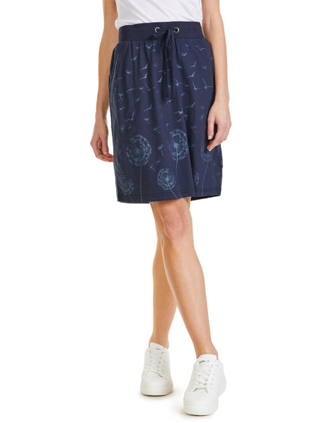 Sam 73 Тъмно синя дамска пола с десен SAM 73 Lydia