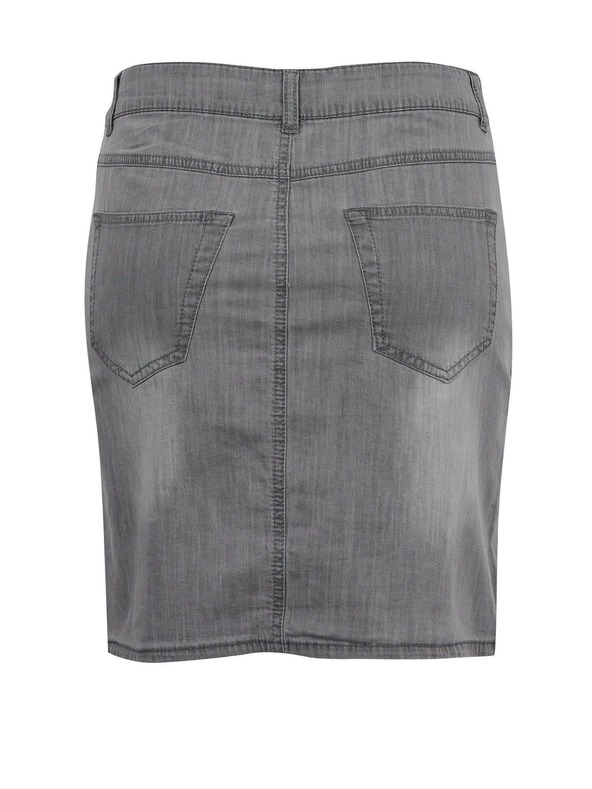 Sam 73 Сива дамска пола от деним SAM 73 Polina