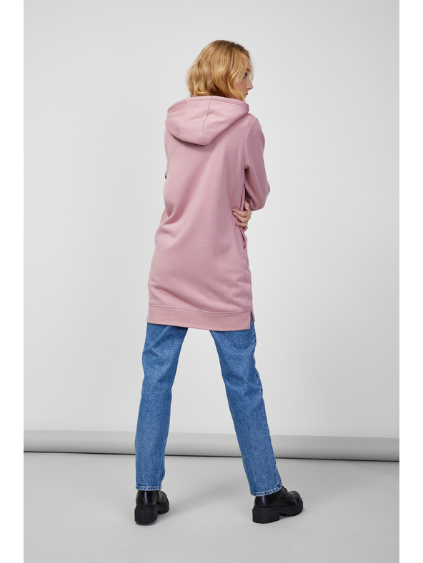 Sam 73 Староророзов дамски суитшърт с цип и качулка SAM 73 Drusilia