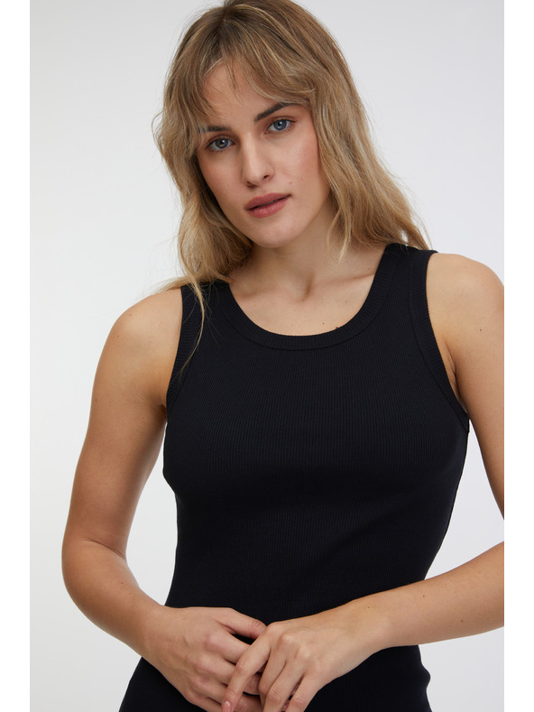 Sam 73 Черна дамска основна макси рокля SAM 73 Rita