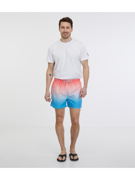 Sam 73 Розов и син мъжки бански костюм SAM 73 Dino