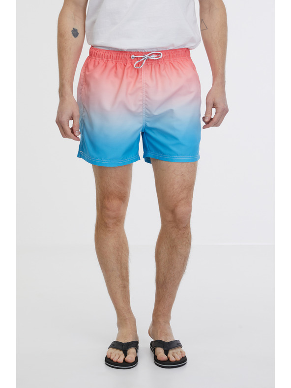 Sam 73 Розов и син мъжки бански костюм SAM 73 Dino