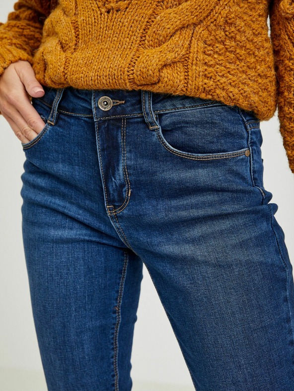 Orsay Тъмно сини дамски slim fit дънки ORSAY