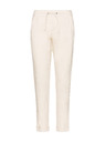 Sam 73 Кремави дамски ленени панталони SAM 73