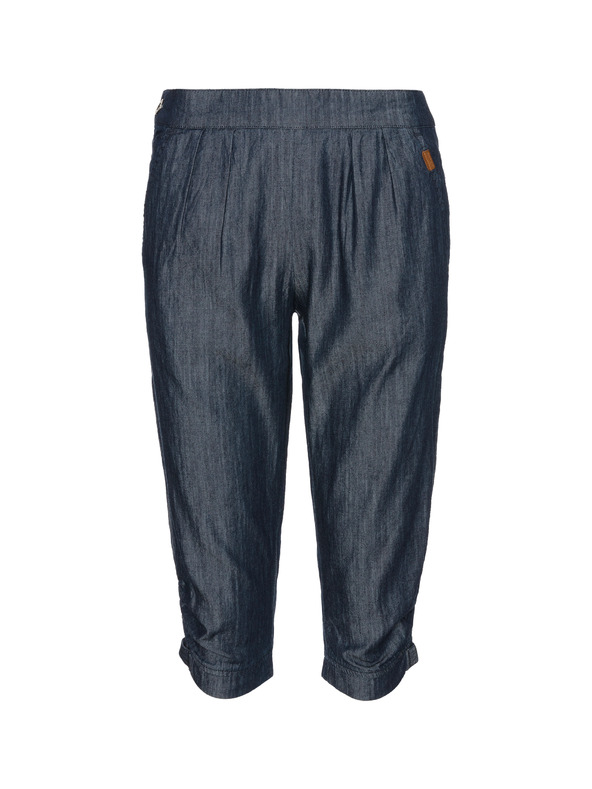 Sam 73 Тъмносин дамски дънков 3/4 панталон SAM 73