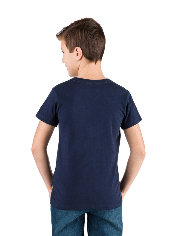 Sam 73 Тъмно синя тениска за момчета с джоб SAM 73