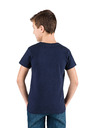 Sam 73 Тъмно синя тениска за момчета с джоб SAM 73