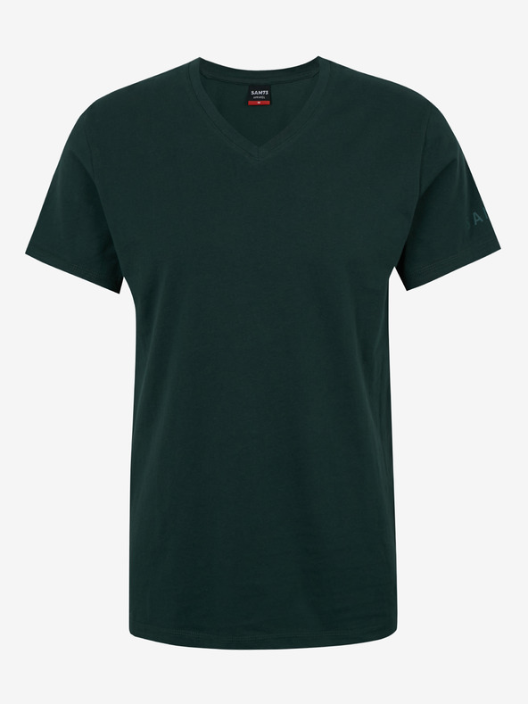 Sam 73 Тъмнозелена мъжка тениска SAM 73 Blane