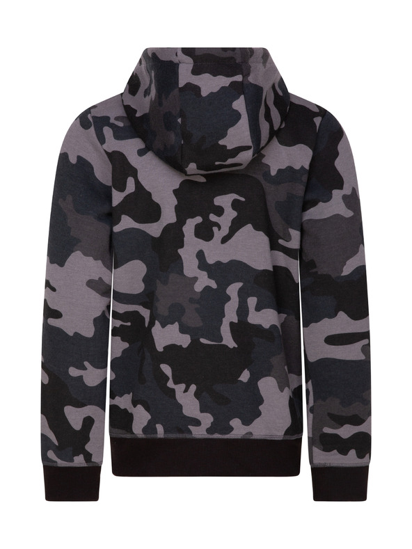 Sam 73 Тъмно сив камуфлажен пуловер за момчета SAM 73