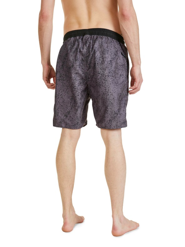 Sam 73 Тъмно сиви мъжки къси панталони с шарка SAM 73 Noah