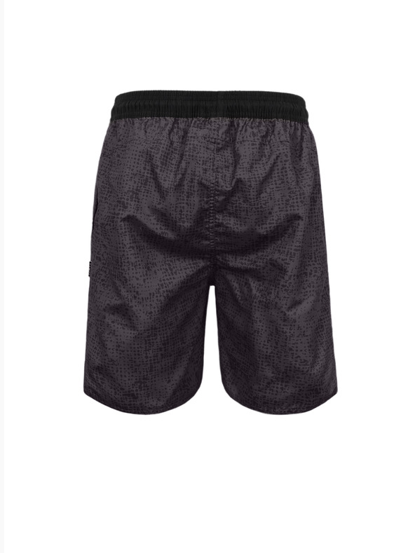 Sam 73 Тъмно сиви мъжки къси панталони с шарка SAM 73 Noah