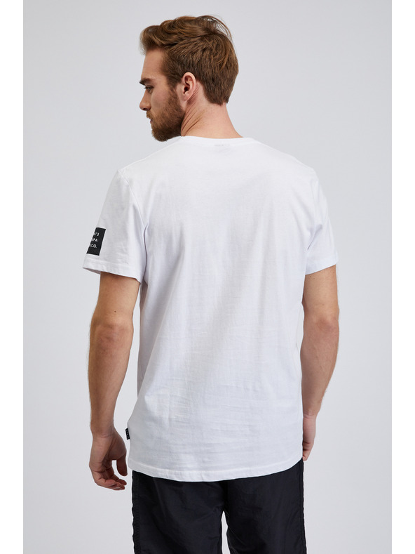 Sam 73 Бяла мъжка тениска SAM 73 Freddie