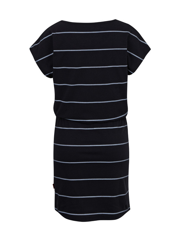 Sam 73 Черна дамска рокля на райета SAM 73 Francine