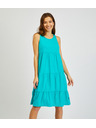 Sam 73 Тюркоазена дамска лятна рокля с волан SAM 73 Chantal