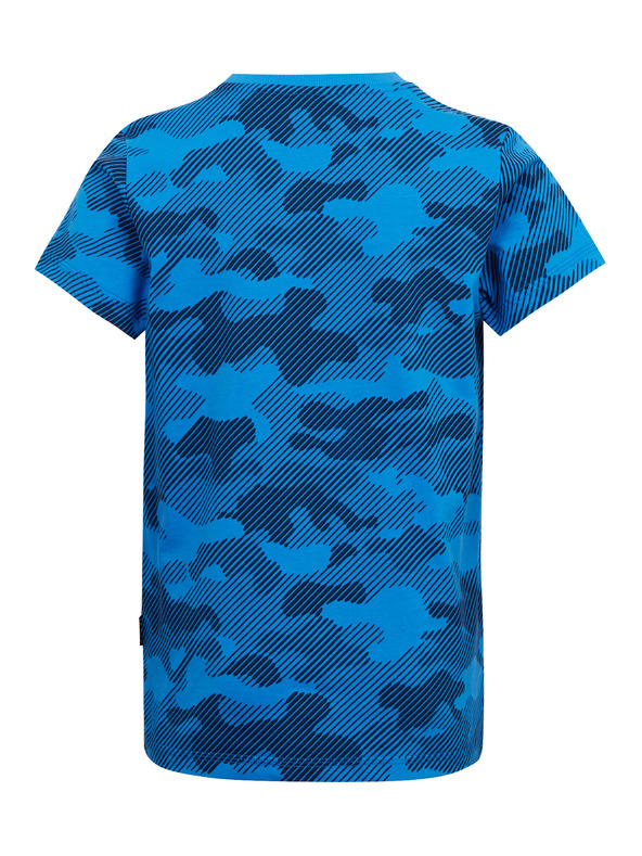 Sam 73 Синя памучна армейска тениска за момчета SAM73 Hydrus