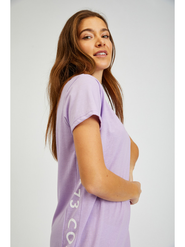 Sam 73 Светлолилава дамска лятна рокля SAM73 Delphinus