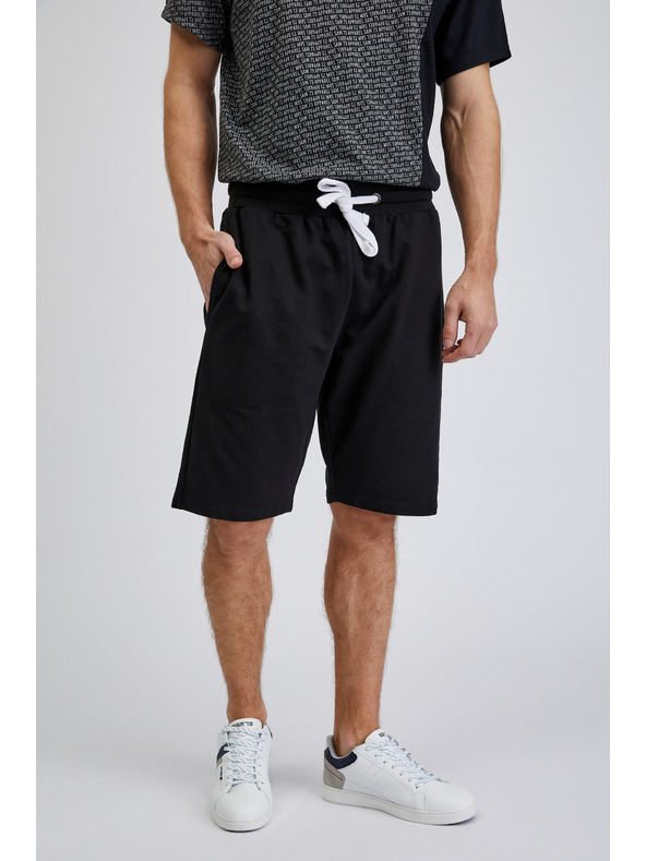 Sam 73 Черни мъжки спортни шорти SAM73 Euklas