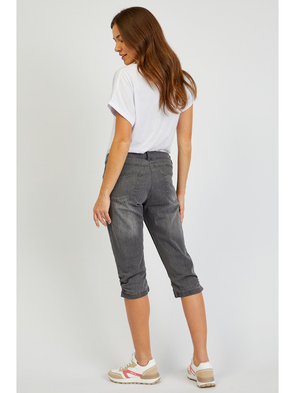 Sam 73 Сиви дамски три четвърти дънки SAM73 Orion