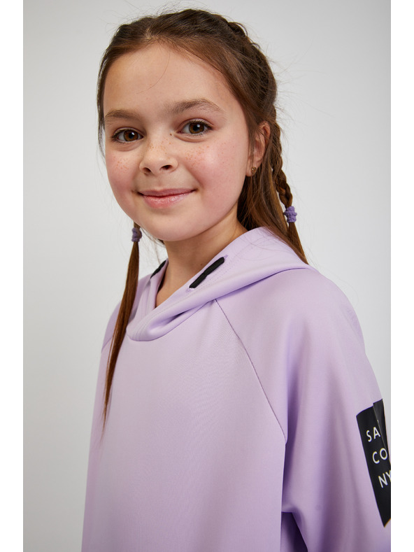 Sam 73 Светлолилава детска качулка SAM73 Virgo