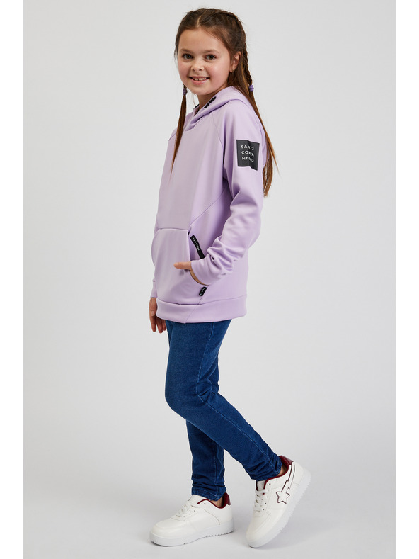 Sam 73 Светлолилава детска качулка SAM73 Virgo