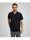 Sam 73 Черна мъжка памучна поло риза SAM73 Chryz