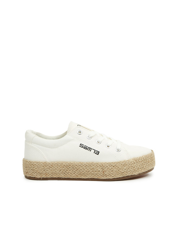 Sam 73 Бели дамски маратонки на платформа SAM73 Merylin