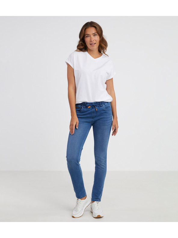 Sam 73 Сини дамски дънкови панталони SAM 73 Lisa