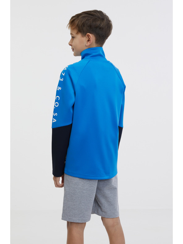 Sam 73 Син мъжки суитшърт с цип SAM 73 Nana