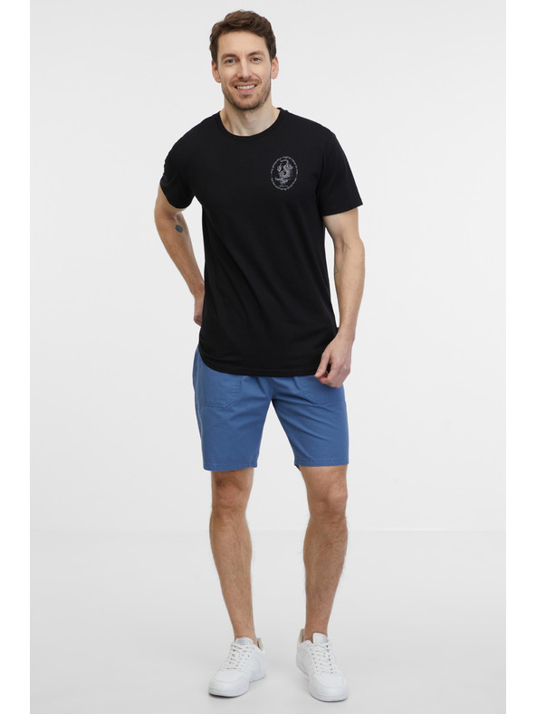 Sam 73 Черна мъжка тениска SAM 73 Felipe