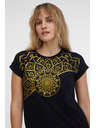 Sam 73 Черна дамска тениска SAM 73 Milagros