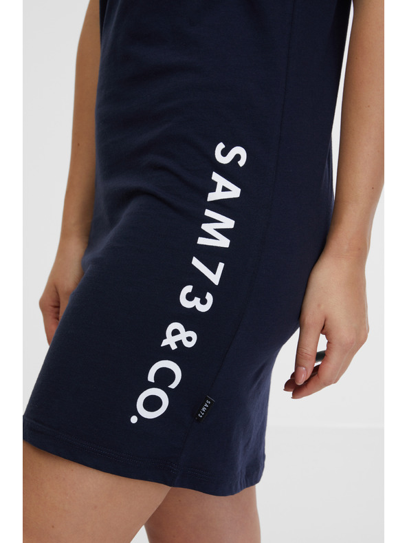 Sam 73 Тъмносиня дамска рокля SAM 73 Dalia