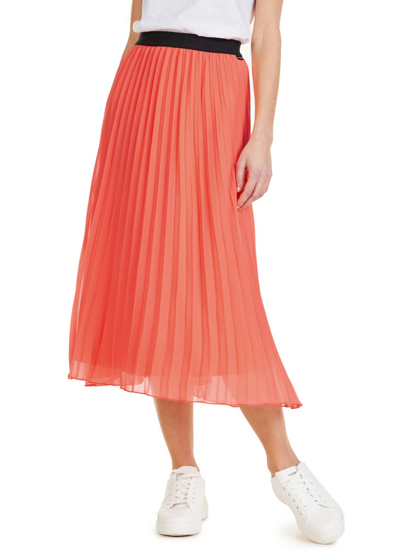 Sam 73 Корал дамска плисирана миди пола SAM 73 Eveline