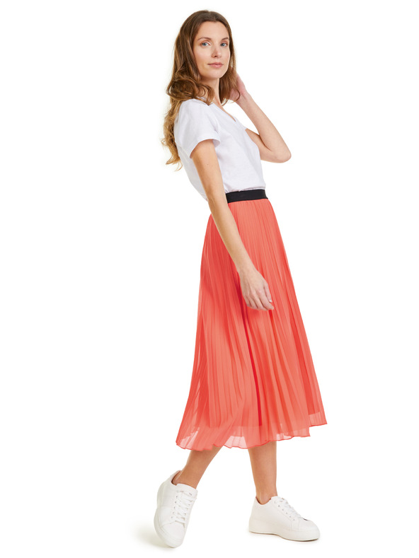 Sam 73 Корал дамска плисирана миди пола SAM 73 Eveline