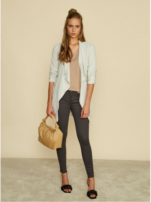 ZOOT.lab Сиви дамски панталони с прилепнала кройка ZOOT.lab Anna 2